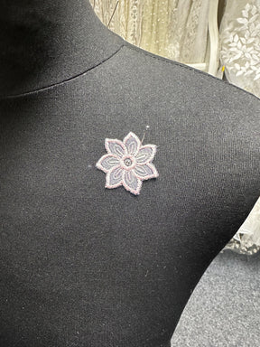 Applique en dentelle irisée dorée - Aladdin (CF AP 34295)