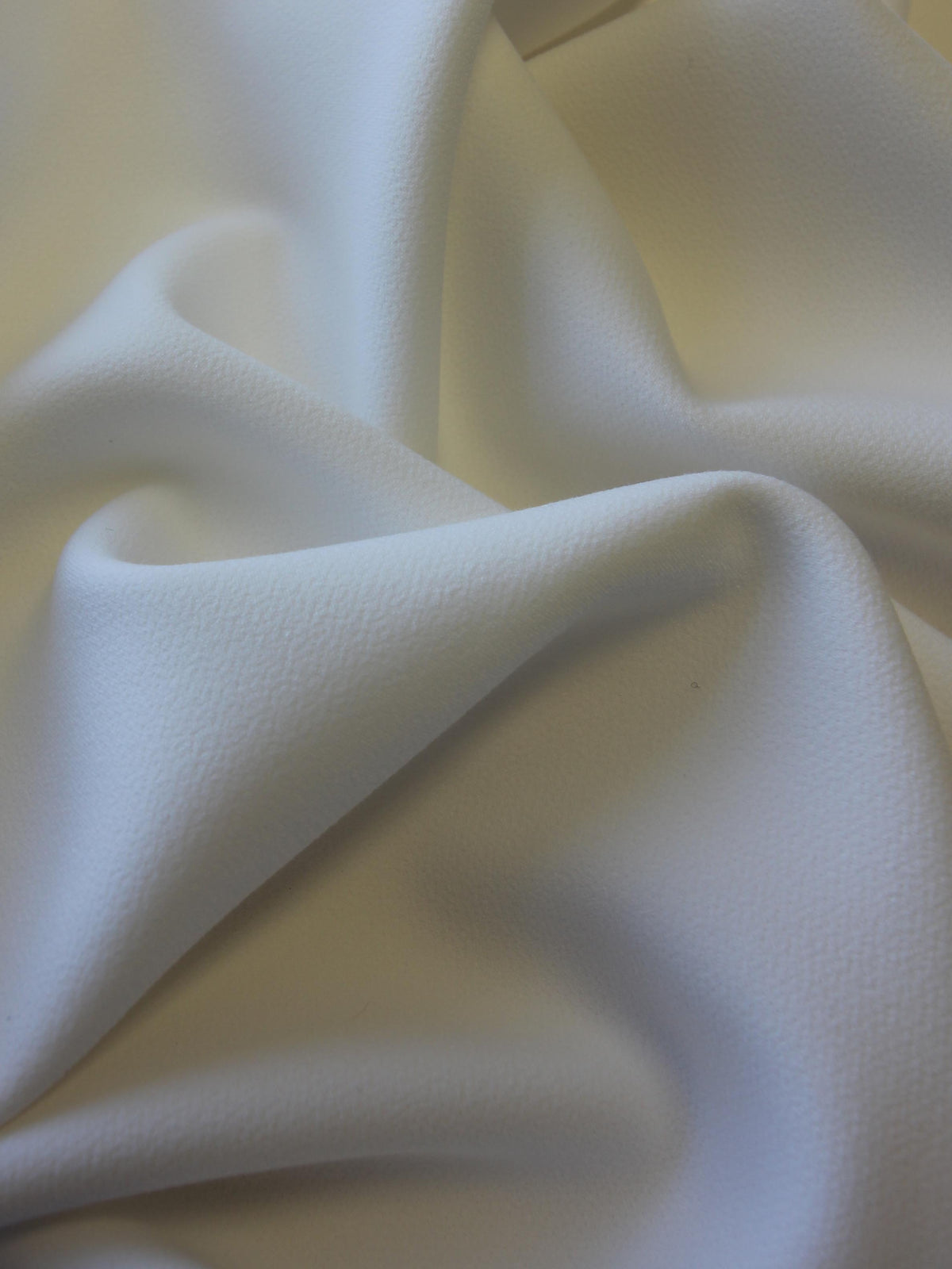 Crêpe Lourde Polyester Blanc - Pamper