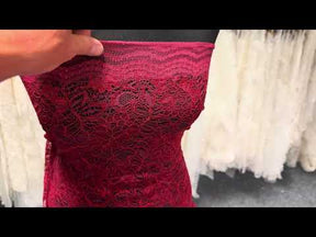 Dentelle écarlate à cordons - Tocca