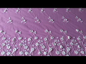 Dentelle Brodée 3D Ivoire - Catriona