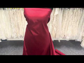 Taffetas de polyester rouge - P75