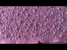 Tulle perlé ivoire - Kit