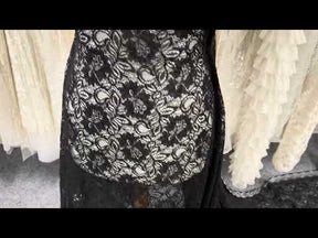 Dentelle noire cordée - Tocca