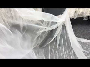 Tulle recyclé ivoire - TU0056