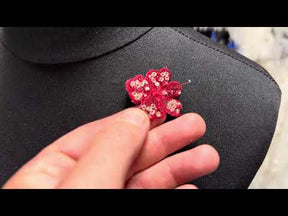 Motif perles rouges - MT3005