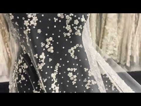 Dentelle Pailletée Ivoire - Breda