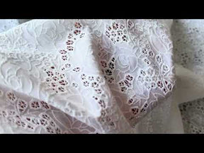 Coton brodé blanc - EB6001