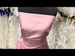 Dupion en satin de polyester rose clair - Clarté (P967)
