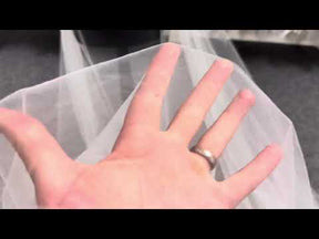 Voile de mariée en tulle blanc diamant – Romance