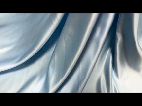 Satin duchesse de polyester bleu pâle - Contessa