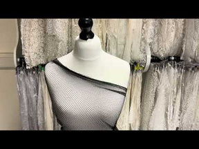 Cage à oiseaux en filet noir souple - Barrage