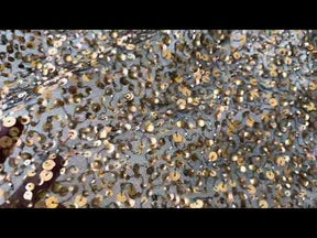 Dentelle à paillettes dorées - Everlie