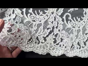 Dentelle Festonnée Ivoire - Embry