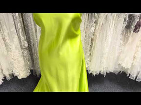 Satin Polyester Citron Vert - Classique (CF)