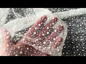 Dentelle brodée ivoire - EB5027