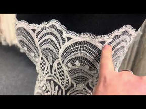 Dentelle Brodée Ivoire - Clémence