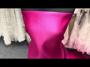 Satin Polyester Rose Fuchsia - Contessa
