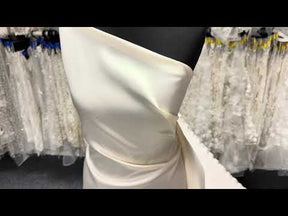 Mélange de soie et de mikado doux ivoire - P608