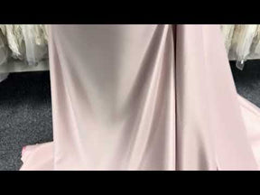 Satin Duchesse Rose Pâle - P47
