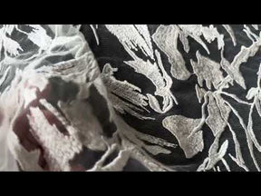 Dentelle brodée ornée de sequins ivoire - Kiora