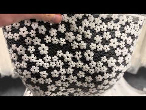 Dentelle florale brodée ivoire - Madcap