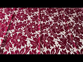 Dentelle Chantilly Rouge - P168