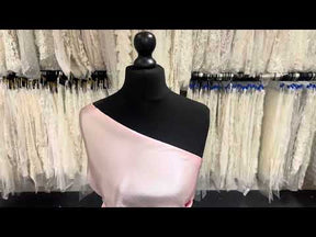 Satin Crêpe Polyester Rose - Desire