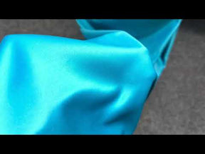 Satin Polyester Turquoise - Majestueux