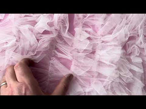 Tulle Plissé Ivoire - Audrinna