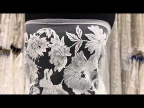 Dentelle brodée ivoire - Genby