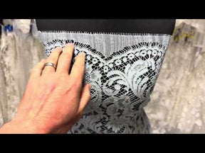 Dentelle Cordonnée Française Écologique Bleu Poudré - LA4007