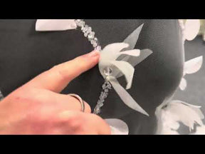 Dentelle perlée 3D ivoire – Kalani