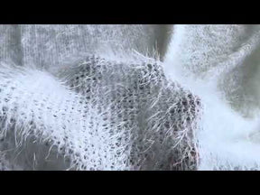 Tissu d'Hiver Ivoire - Laine