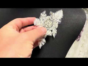 Motif cristal argenté - MH1013