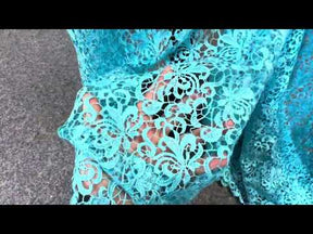 Dentelle Guipure Turquoise - Reese