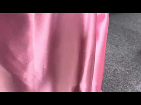 Satin Crêpe Polyester Rose Foncé - Desire