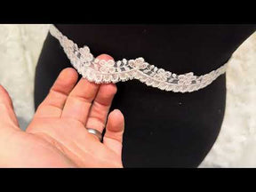 Bordure en dentelle cordonnet ivoire - T665
