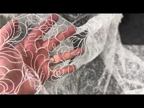 Ivory Corded Lace - September