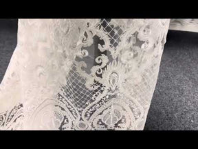 Dentelle Paillettes Ivoire - Pleasance