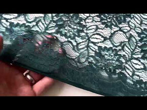 Dentelle Raschel verte - Ezra