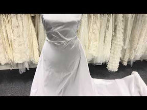 Tissu taffetas de polyester blanc - P600