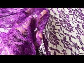 Dentelle Raschel Violette - P618