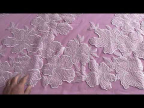 Dentelle Florale Ivoire - Calypso