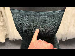 Bottle Green Corded Lace - Mendap