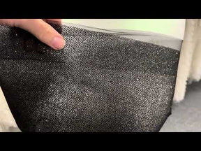 Tulle noir pailleté - Récupération