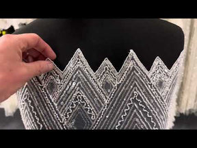 Tulle à sequins ivoire - Angola