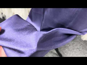 Dupion en satin de polyester raisin - Clarté (P967)