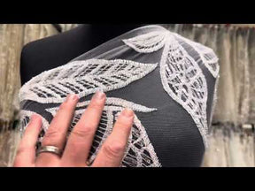 Dentelle perlée blanche - Bridget