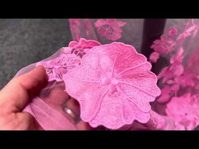 Dentelle 3D rose – Meghan