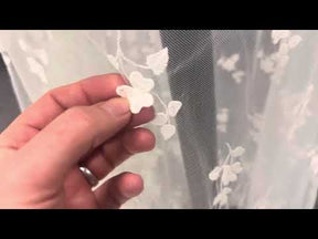 Dentelle Brodée 3D Ivoire - Catriona